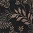 Silk Fern Floral Pocket Square, Black/Gold, swatch